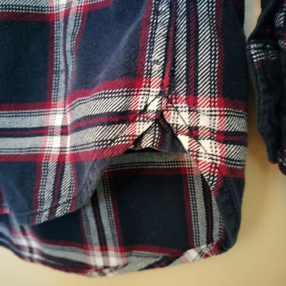 Jachs Set Of 2 Mens Cotton Flannel Mens Shirts M Check Plaid Modern Outdoorsy